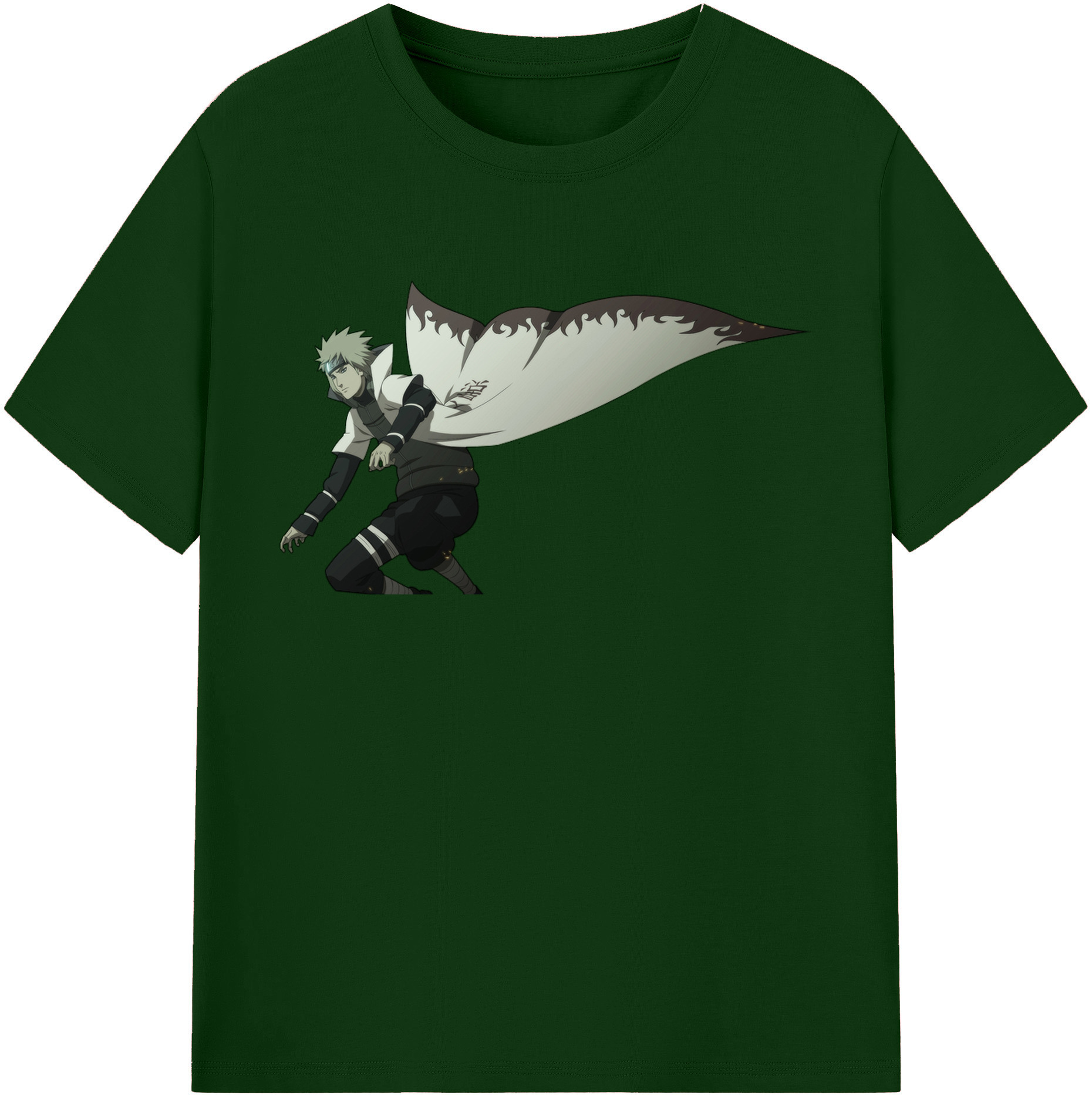 （画像用） NARUTO -ナルト- 波風 ミナト Namikaze Minato 綿100％半袖Tシャツ（フロントプリント）